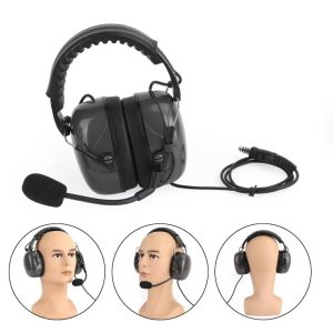 Artudatech Aviation Headset Noise Cancelling Pilot Headphone 7.1mm Plug Excellent Acoustic Design Earphone