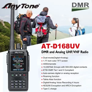 Anytone AT-D168UV Digital Ham Two way Radio