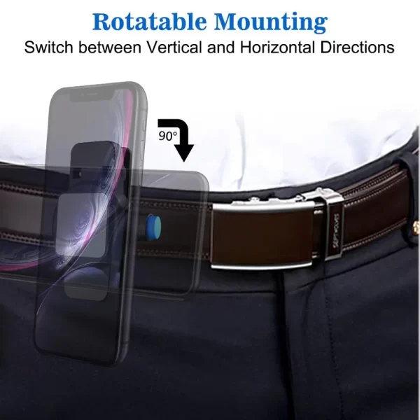 Portable Walkie Talkie Belt Clip Bracket Snap Closure Running Quick-release Waist Clip For Security Staff Patrol Duty - Image 3