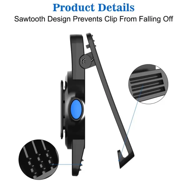Portable Walkie Talkie Belt Clip Bracket Snap Closure Running Quick-release Waist Clip For Security Staff Patrol Duty - Image 2