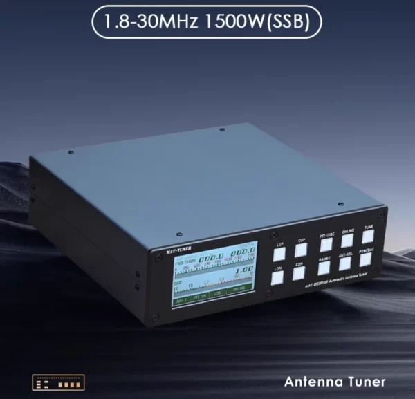 MAT-TUNER mAT-1500ProII Automatic Antenna Tuner 1500W(SSB) 1.8-30MHz HF Shortwave For YAESU ICOM KENWOOD General Radio