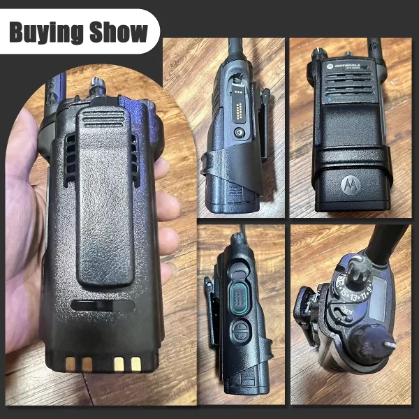 Walkie Talkie Clip Holster Carry Case Fit Motorola APX6000 APX8000 PMLN5709 PMLN5709A Holder Case Belt Clip Ham Two Way Radio - Image 6