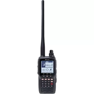 YAESU FTA-550L Aviation Hand Held Radio - VOR and ILS Navigation Features - NOAA Weather - with Battery & Charger