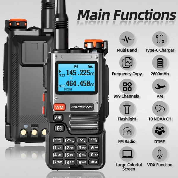 Free Shipping Wholesale BAOFENG K61 Ham Two way Radio - Image 2
