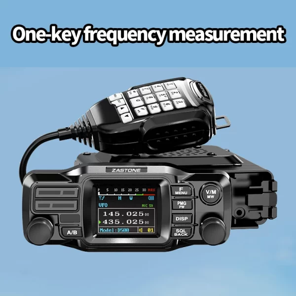 ZASTONE D500 25W Mini Mobile Car Radio HF Transceiver Aviation AM Frequency Decoding Outdoor Communication - Image 3