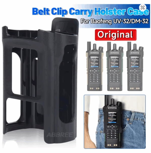 Baofeng UV-32 Walkie Talkie Belt Clip Hoster Original DM-32 Belt Holster Belt Holder Case with Clip For DM32UV Ham Two Way Radio